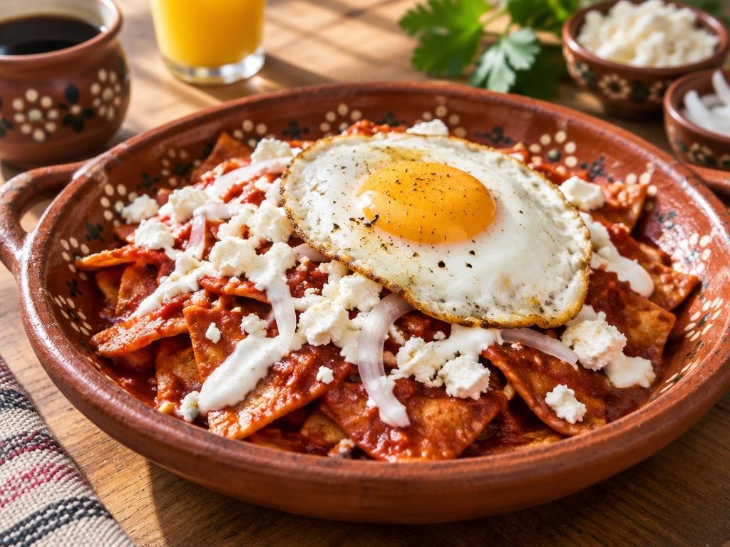 Chilaquiles rojos